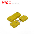 MICC Ni-Cr e Ni-Al k tipo conector de cabo de fio termopar padrão